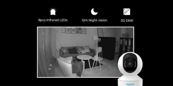 Câmera Wi-Fi 4MP Reolink E1 Pro – Visão 360º e Detecção Inteligente - Image 13
