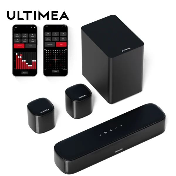 Barra de Som 5.1 ULTIMEA Aura A30 – Som Envolvente com Controlo por App