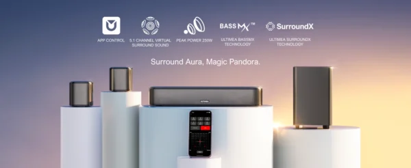 Barra de Som 5.1 ULTIMEA Aura A30 – Som Envolvente com Controlo por App - Image 9