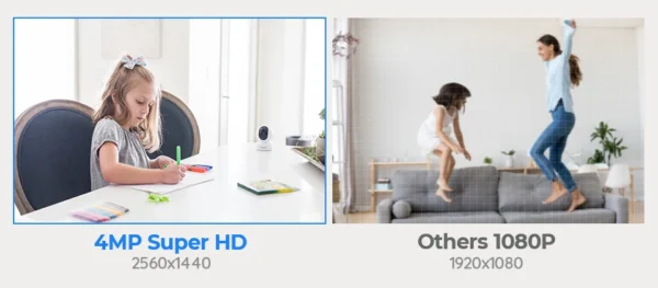 Câmera Wi-Fi 4MP Reolink E1 Pro – Visão 360º e Detecção Inteligente - Image 12