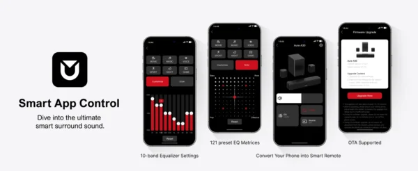 Barra de Som 5.1 ULTIMEA Aura A30 – Som Envolvente com Controlo por App - Image 14